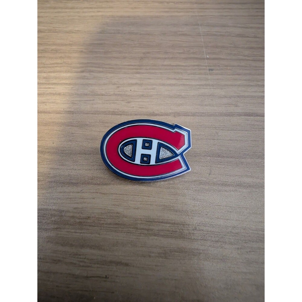 NHL MONTREAL CANADIENS LOGO LAPEL PIN PETER DAVID